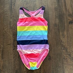 Girls Gap Multi Stripe Swimsuit